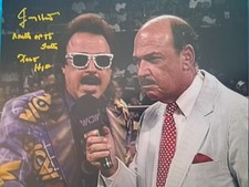 Jimmy Hart 8x10 Autographed Photo WWF WWE WCW