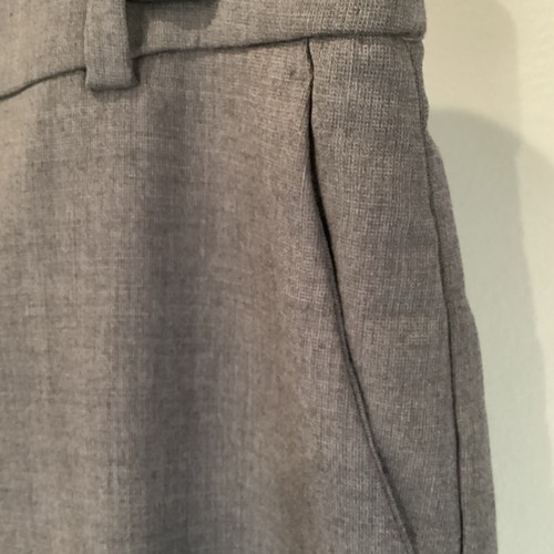 NWT Womens H&M Dark Gray Trousers Pants Slacks Career Work Size 10 Ankle Length - Picture 3 of 9