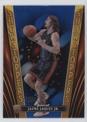 2023 Finest Showstoppers Blue Refractor 137/150 Jaime Jaquez Jr Rookie RC 11ng