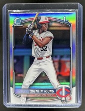 2025 Bowman Draft Quentin Young Chrome Refractor 1st Prospect #BDC-92 Twins