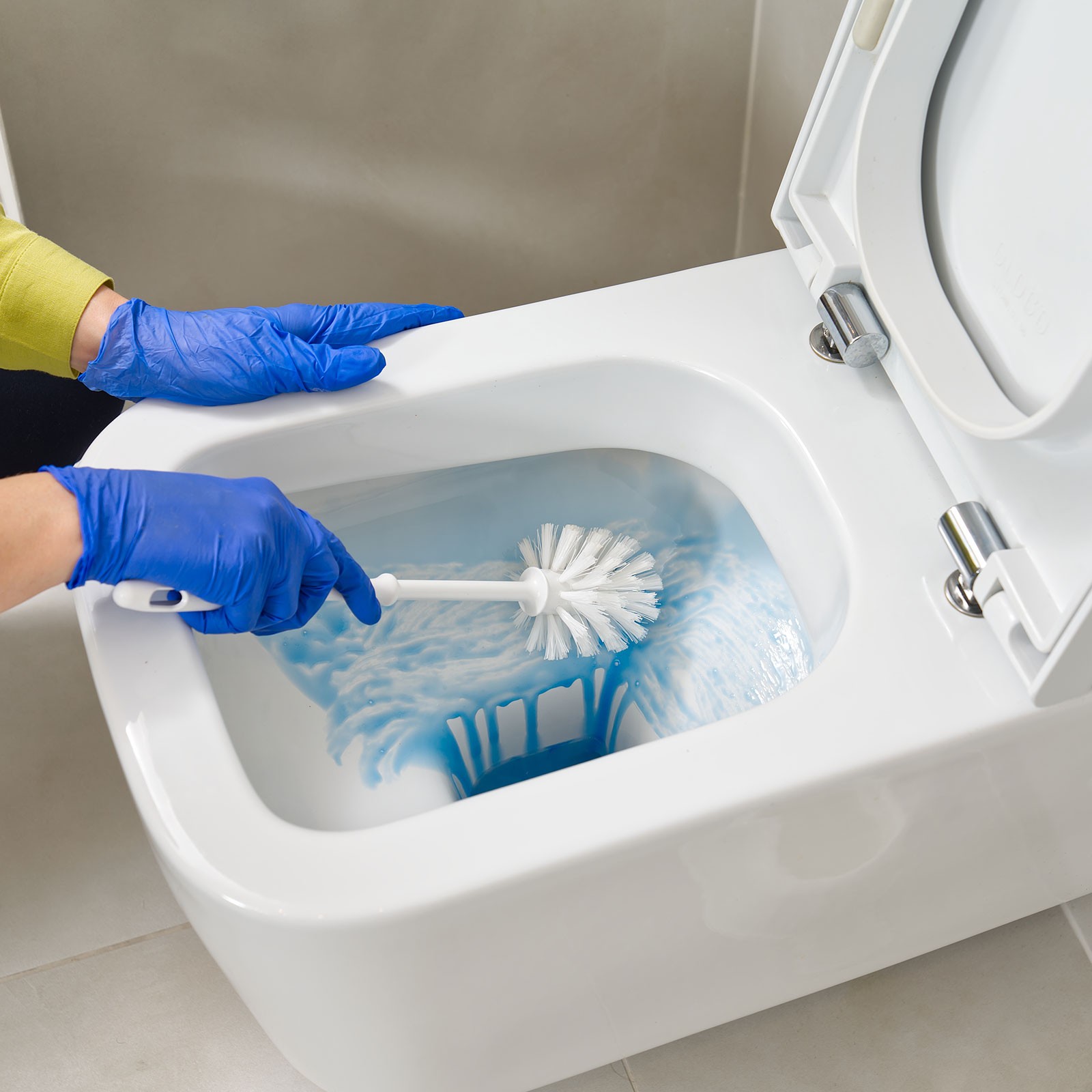 3Pcs Toilet Bowl Brush 12mm Replacement Toilet Brush Cleaning Brush Head White