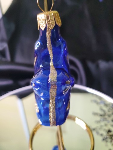 Vintage Weihnachtsschmuck aus mundgeblasenem Glas in Sternform (C27) ** - Bild 6 von 11