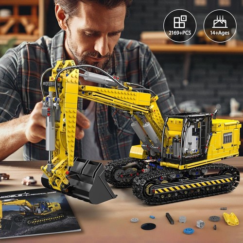 Mould King 13112 RC Excavator Building Set for Boys, 1830 Pieces Building Blocks - Picture 2 of 6