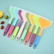 1PCS Random Color Silicone Kitchen Ware Cooking Utensils Spatula Beef Meat Egg K