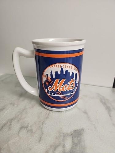 New York Mets MLB Baseball Blue White Mug - Picture 2 of 3