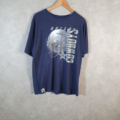 Vintage NFL Dallas Cowboys Print T-Shirt Herren Medium Navy C31519