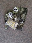 Skeleton Zombie Halloween Costume Kids Large 12-14 Fun World Used Once