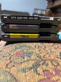 NES Lot 3 Games Mario 1 2 and 3 with Manuals Super Mario Bros