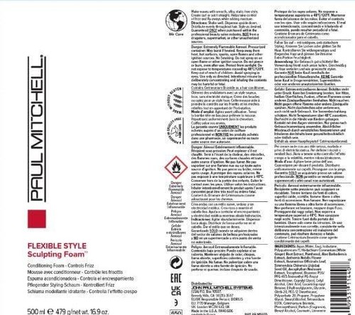 Paul Mitchell Flexible Style Sculpting Foam Conditioning Foam 16.9 oz - Picture 2 of 2