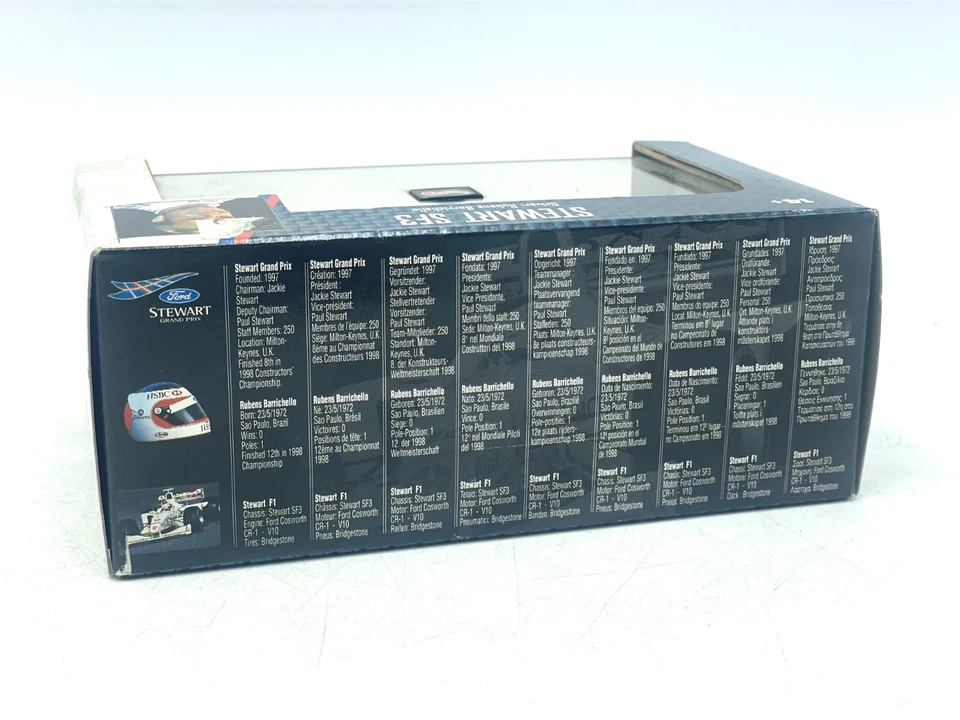 Hot Wheels 24527 Stewart Ford SF3 (1999) #16 R. Barrichello NEW OLD STOCK #AS - Immagine 4 di 4