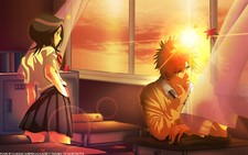 Anime bleach kuchiki rukia kurosaki Custom Gaming Mat Desk