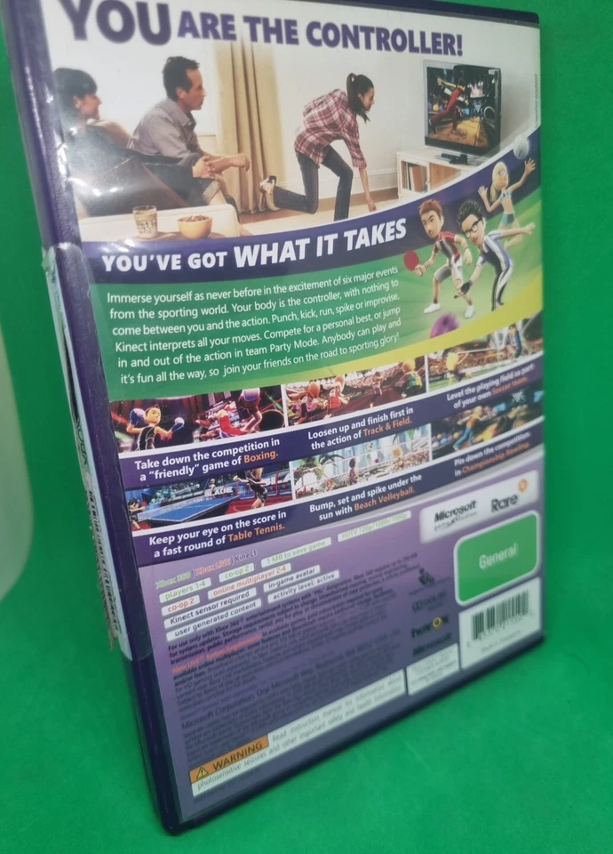 Kinect Sports Microsoft XBOX 360  Aus PAL - Complete w manual - Tested - Image 3 of 3