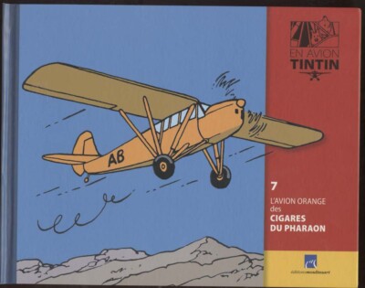 TINTIN - L'AVION DE CHASSE ARABE DES CIGARES DU PHARAON AVEC LIVRET Plane 33