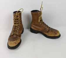 Red Wing Leather Boots Mens Size 6.5 Oil Resistant Long Wear Distressed