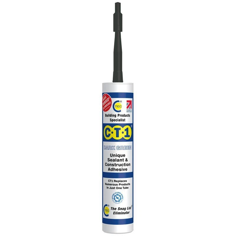 CT1 - Dark Green - Sealant & Adhesive Snag Tube for Virtually Any Material (1)