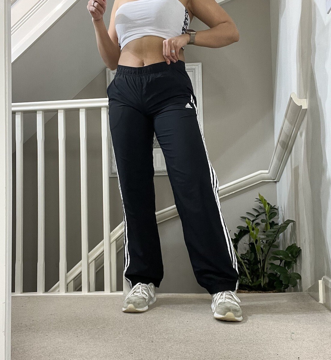 Vintage Adidas Lightweight Track-pants Windpants Size S 6