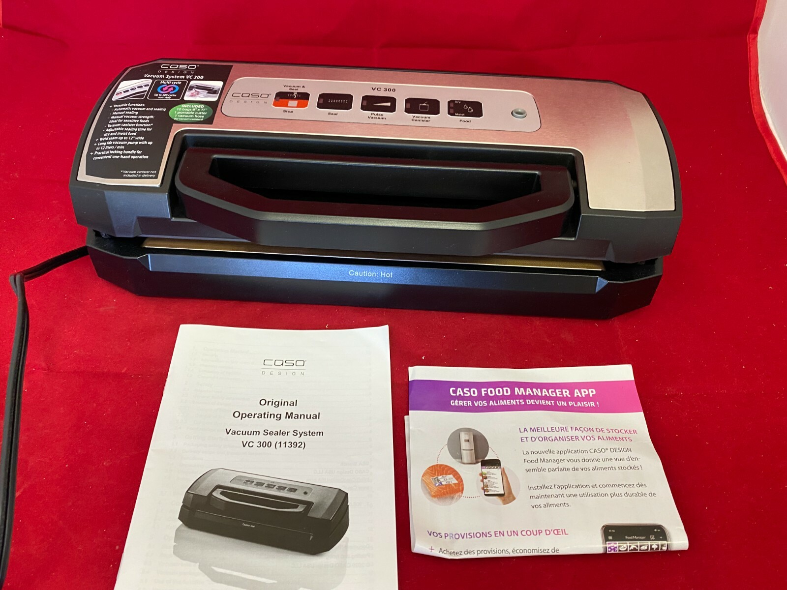 Choice Caso Vacuum Food Sealer VC 300 Germany New