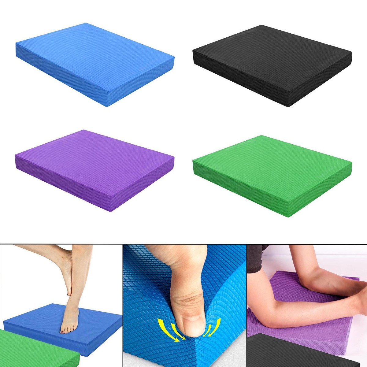 Exercise Balance Pad Foam Mat Balance Cushion Knee Pad for