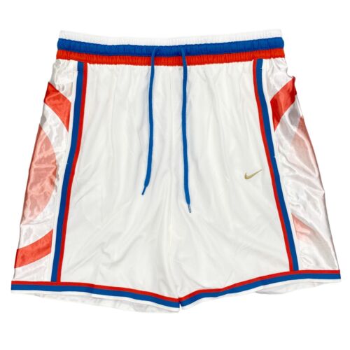 Nike Men's Dri-FIT DNA+ Basketball Shorts White Multi DA5705-133