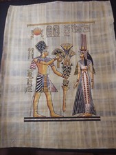 Handmade Egyptian Papyrus with vivid color designs.