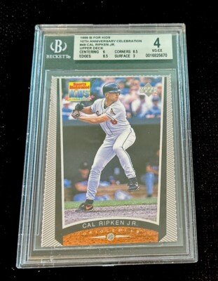 Cal Ripken Jr Rare Orioles Upper Deck MLB Sports Illustrated for Kids SI  BGS 4 | eBay