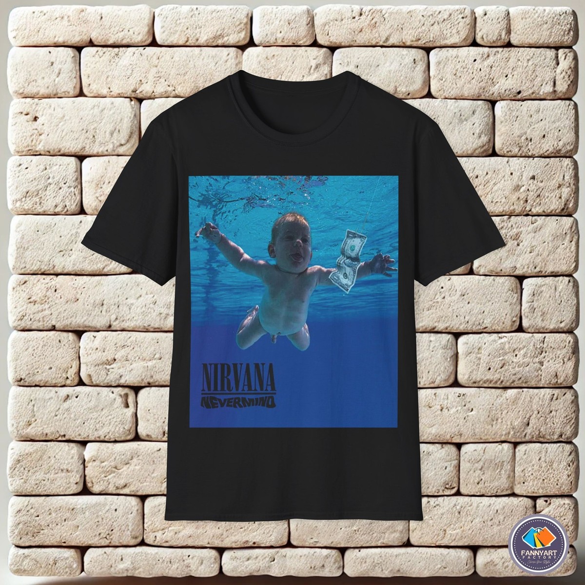90s NIRVANA NEVERMIND Tシャツ  COBAIN VINTAGE 1991 NIRVANA KURT COBAIN NEVERMIND TOUR T-SHIRT