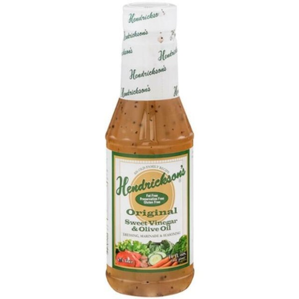 Hendrickson's Inc Dressing Fat Sweet Vinegar and Olive Oil 16oz for