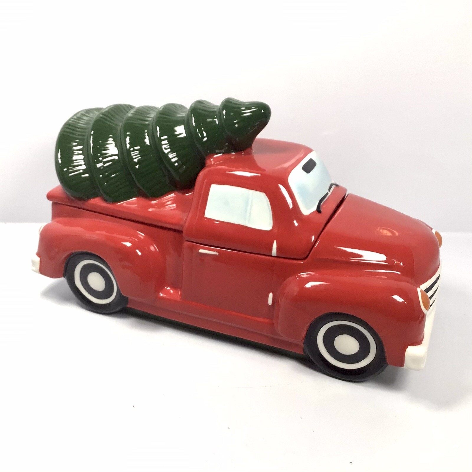 Martha Stewart Collection Christmas Tree Truck Cookie Jar 12” Long