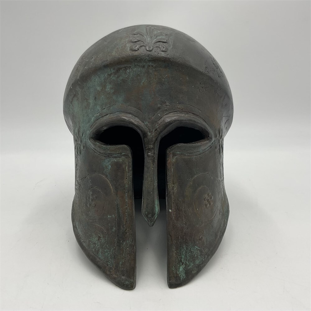 Greek Spartan bronze Hoplite helmet 12+ lbs Corinthian style  