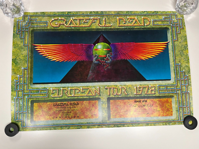 Grateful Dead 1978 Egypt European Tour Poster - Original Alton