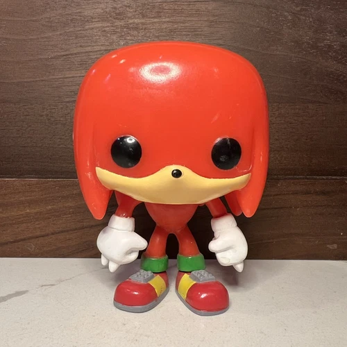 Funko Pop! SEGA Sonic The Hedgehog #08 Knuckles Vaulted Vinyl Figure Loose OOB
