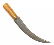 Small Dagger Katar Knife Damascus Steel Blade Resin Handle Handmade F801