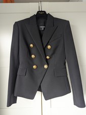 Balmain Black Blazer / Size 36 / Uk 8