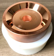 II-VI 5" CO2 Laser Mirror - Curved Axicon Reflector - (107807-AA-01)