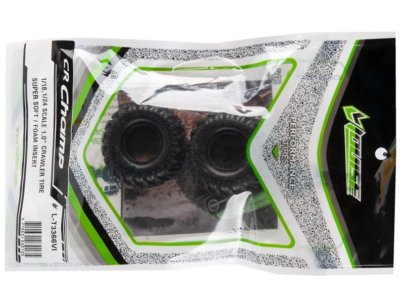 Louise CR-CHAMP 1.0 Reifen + Einlage Supersoft (2) Mini-Crawler TRX-4M SCX24 - Bild 4 von 4