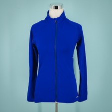 Salomon Size Small S Blue Full Zip Long Sleev...