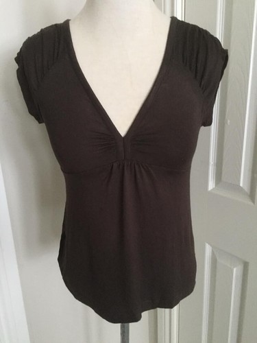Banana Republic Women’s V-Neck Stretch Blown Stretch Blouse Top size small