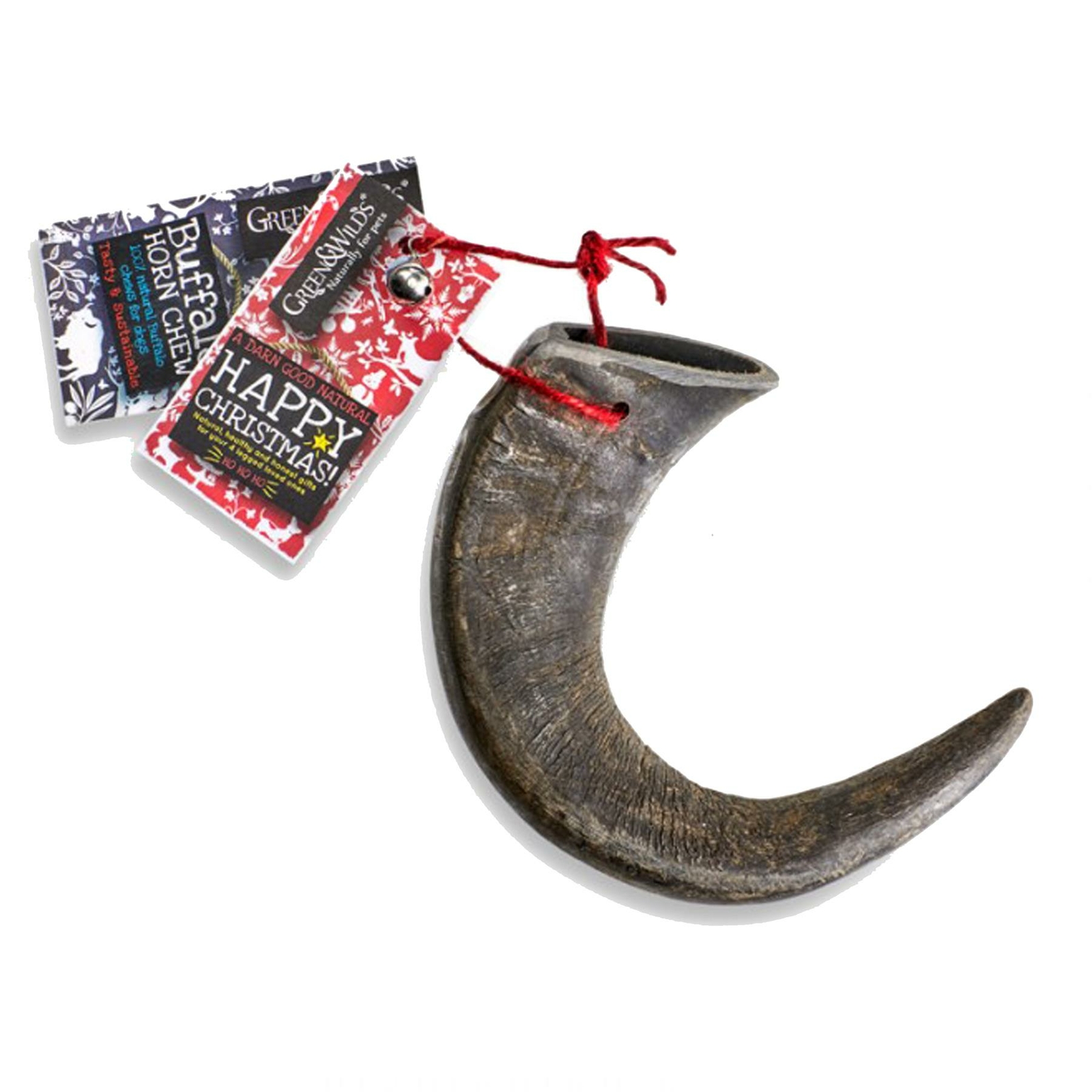 Green & Wilds Eco Dog Chew BUFFALO HORN - Medium