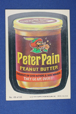 1979 Topps - Wacky Packages Series 1 - Puzzle Back - #49 Peter