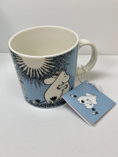 ARABIA Moomin Taza Clásica 0.3L Love Blue Juego de 5 Japón Limitado 2024 NUEVO - Imagen 2 de 9