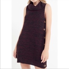 URBAN OUTFITTERS | SLEEVELESS TURTLENECK MINI DRESS