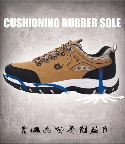 Herren Große Größen Outdoor Schuhe Wasserdicht und Rutschfest Mode Wandern