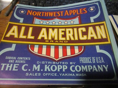 Fruit label assortment, select a label, A-E  