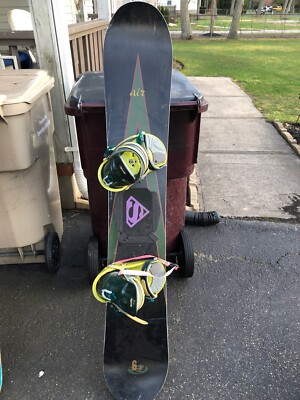 burton air 65 snowboard Vintage 1994 Burton Air 6.6 Snowboard With Burton Bindings. 65”