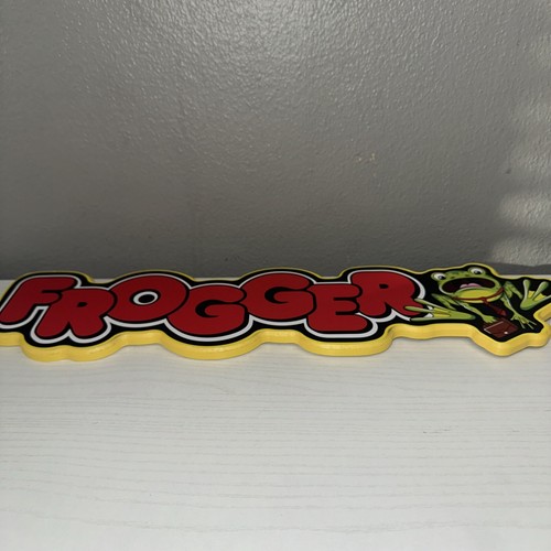 Frogger Wood Sign New 19x5 Inches - Picture 13 of 14
