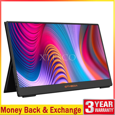 GTMEDIA MATE 140F 14 Inch 1080P Display Monitor for Cellphone Laptop PS5 MacBook