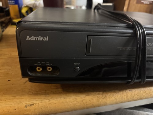 Admiral VCR 4 Head VHS Player JSJ 20419 EB-16392 Untested - Picture 2 of 6