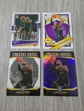 LeBron James Optic Winner Stays Base Purple Donruss Complete Players NBA Cards
