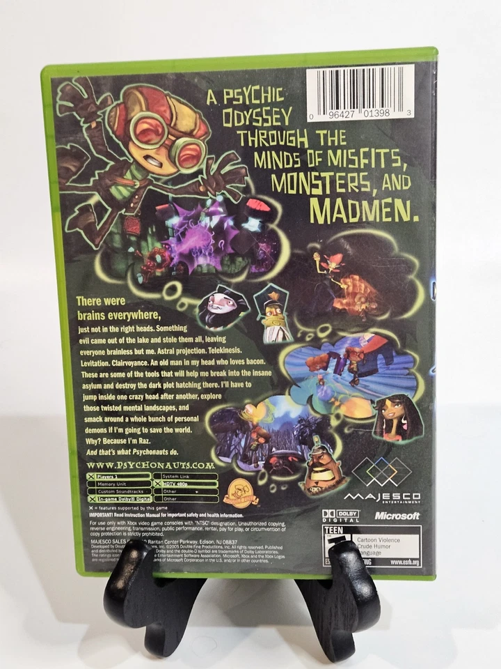 Psychonauts Xbox 2005 Completo, Probado, Funciona Foto 2 de 4