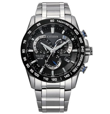 Citizen Men's Perpetual Chrono A-T Eco-Drive Black Dial Watch CB5908-57E